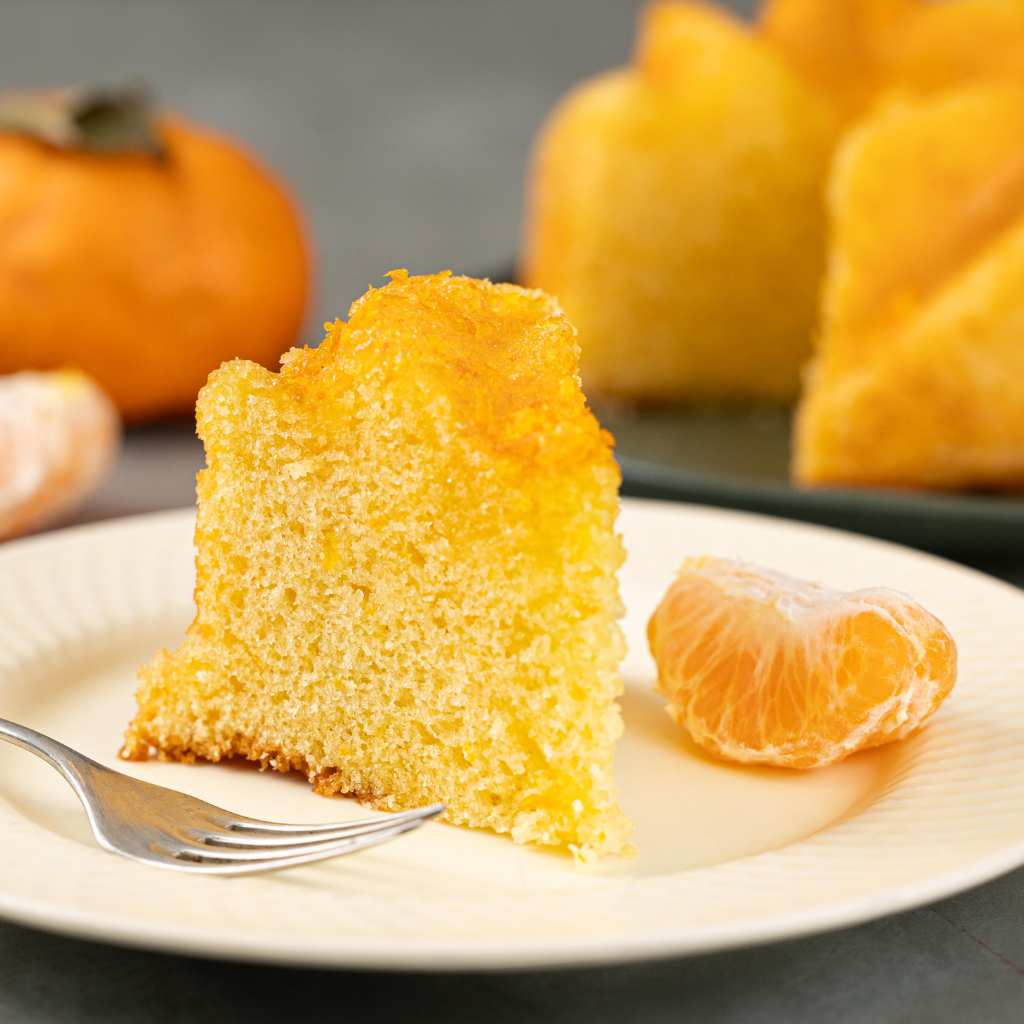 Bolo de Mexerica com Cachaça