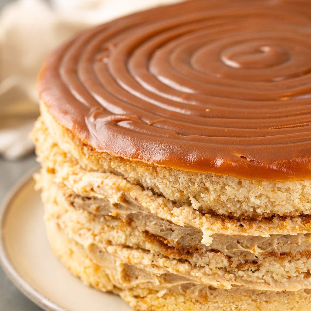 Torta de ninho tostado