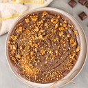 Torta de brigadeiro praliné