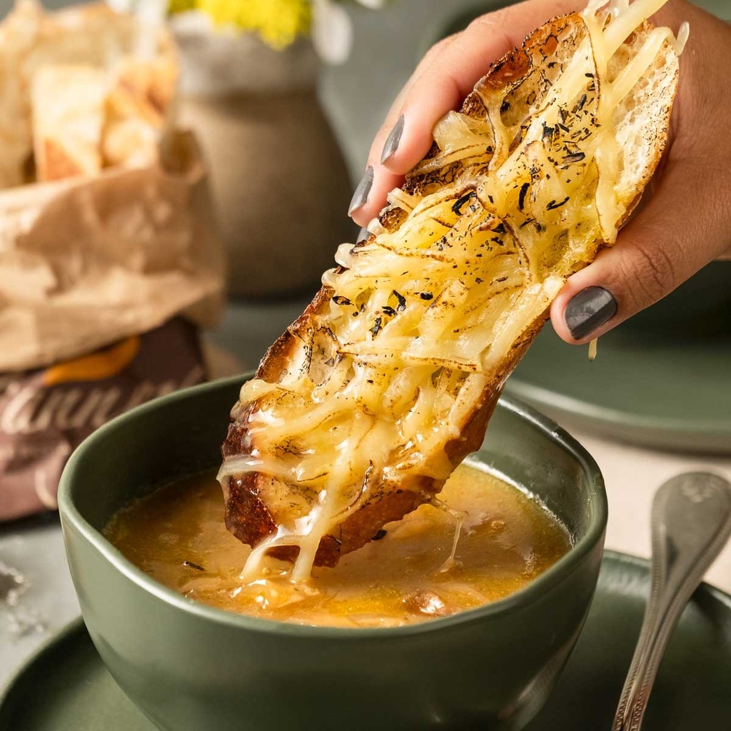Sopa de Cebola e Gruyère