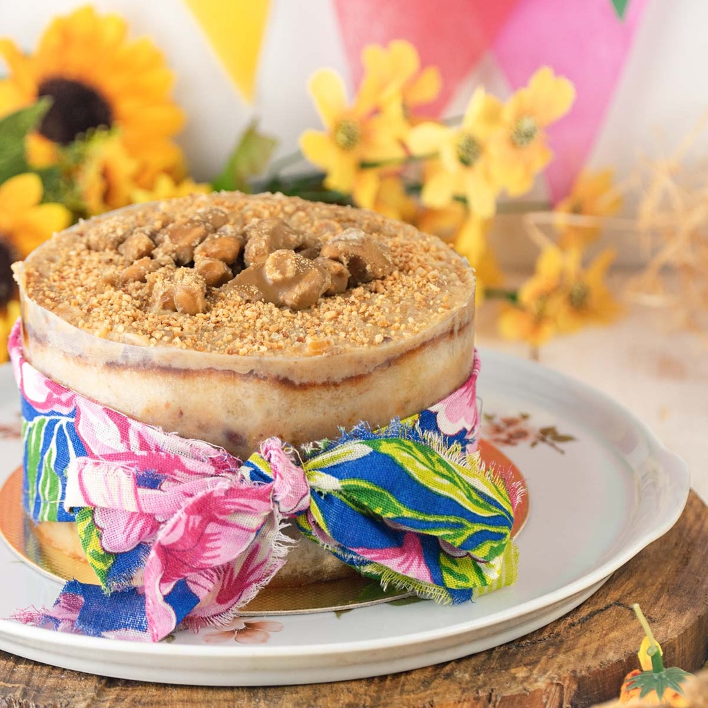 Naked Cake de Pé de Moleque