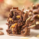 Rena de chocolate com biscoitos amanteigados (cópia)