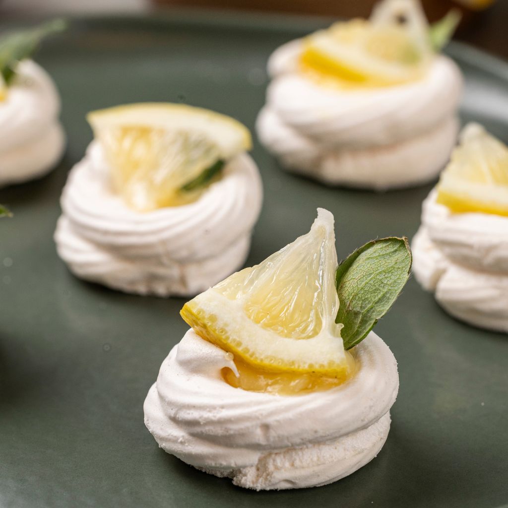 Mini Pavlova de Lemon Curd