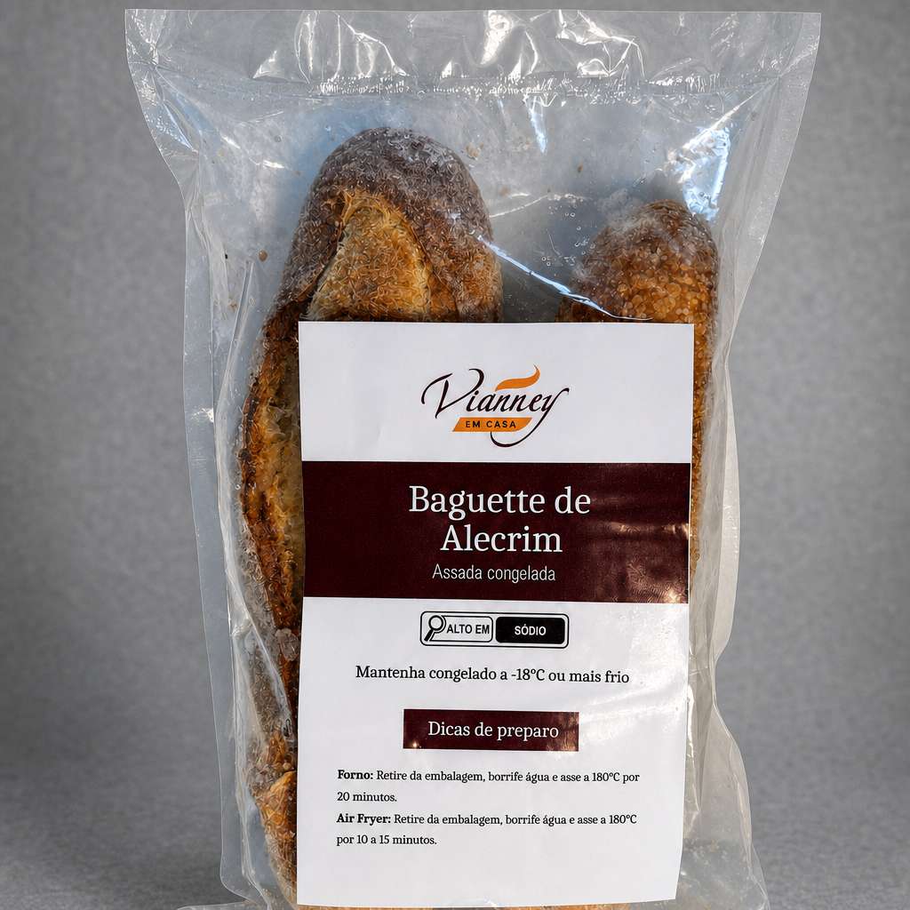 Baguete de Alecrim (2un) - Congelada