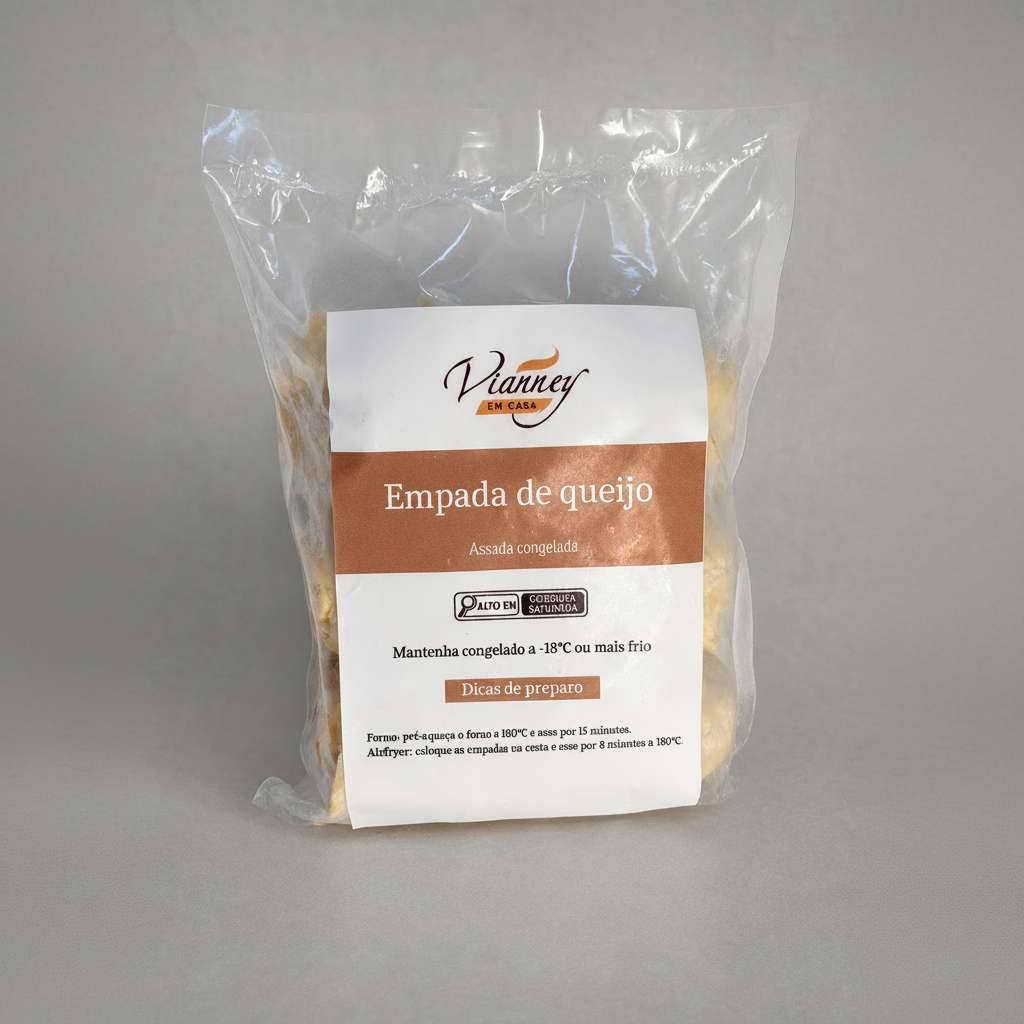 Empada de Queijo 400g - Congelada