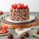 Torta de Brigadeiro com Morango