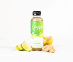 [096093] KHappy Kombucha Energy Lima, Limão e Gengibre 355 ml