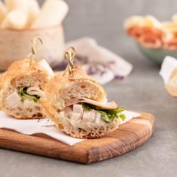 [096241] Mini Sanduíche Peito de Peru com Palmito
