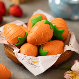 Bombom de morango cenourinha