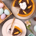 Bolo piscina de cenoura com brigadeiro