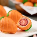 Bombom de morango cenourinha