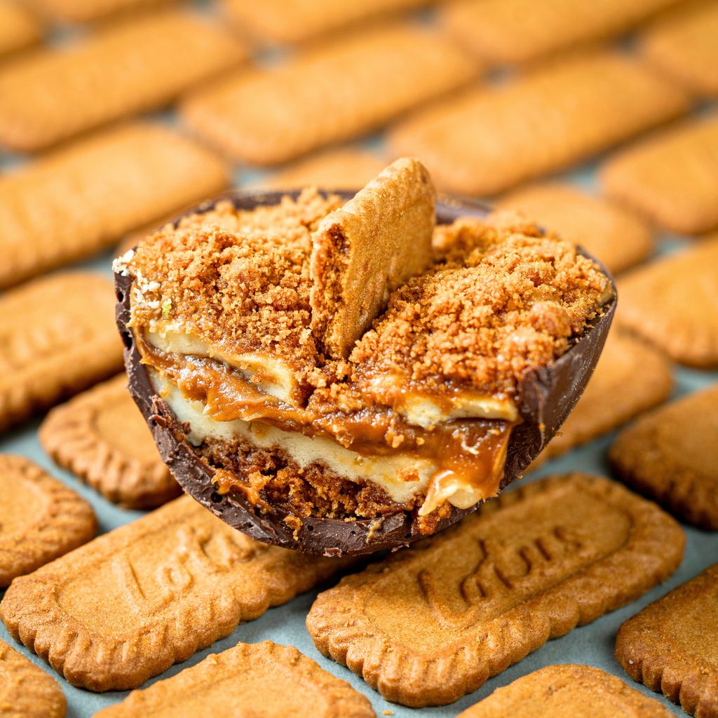 Ovo de Colher Biscoito Lótus