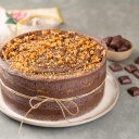 Torta de brigadeiro praliné