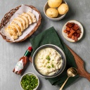 Caldo de Batata, Bacon e Requeijão