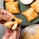 Mini Pastel Frito de Milho Verde e Catupiry