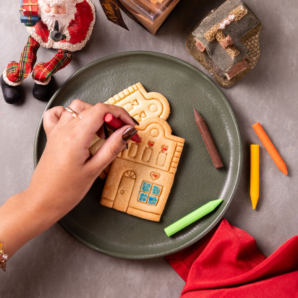 Kit Casinha Natalina para Colorir