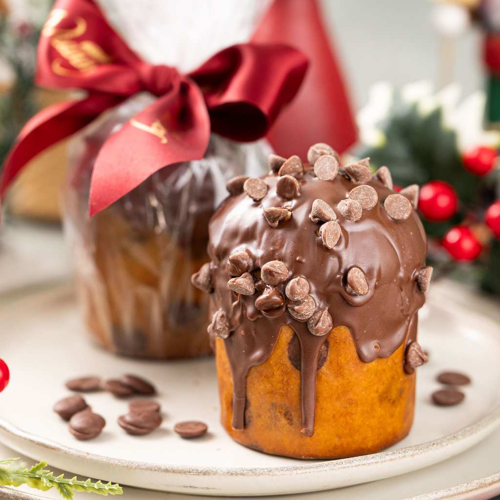 Chocottone Coberto com Chocolate