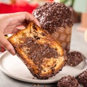 Chocottone Recheado de Brigadeiro