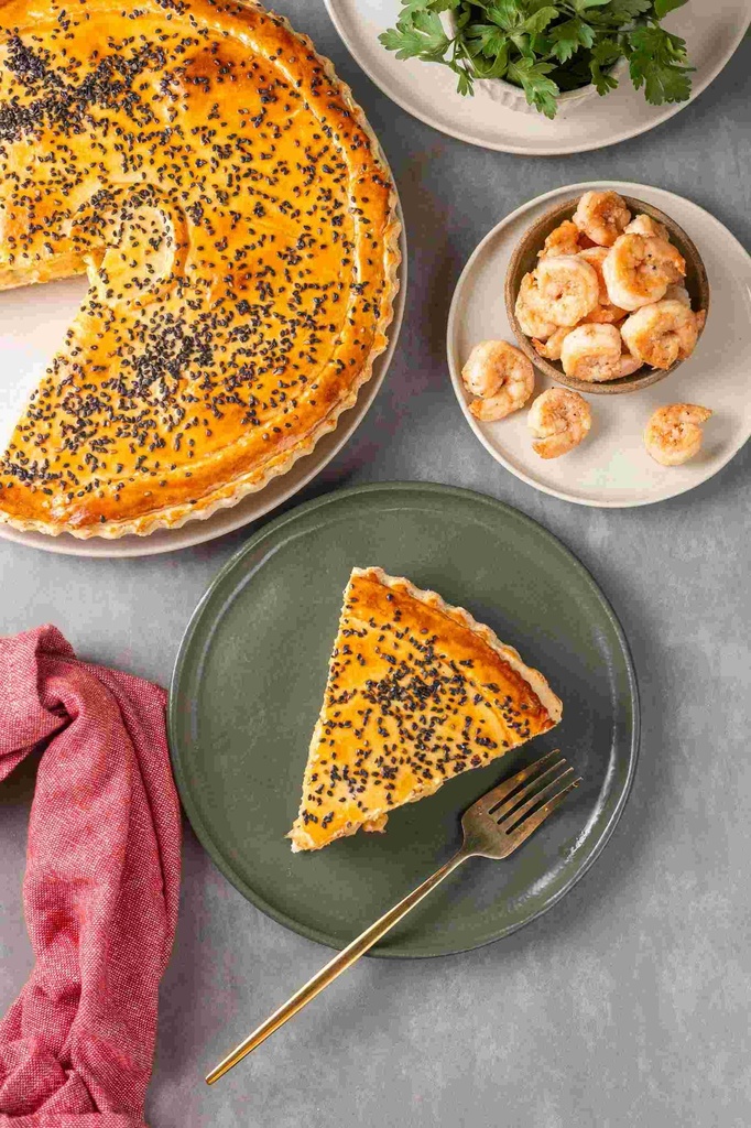 Torta de Camarão com Catupiry