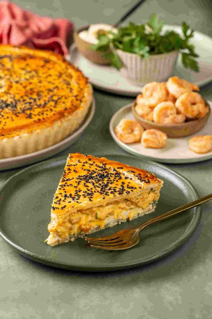 Torta de Camarão com Catupiry
