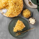 Torta de Frango com Catupiry, Parmesão e Batata Palha