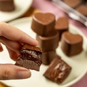 Caixa Corações de chocolate - Recheio de Brigadeiro