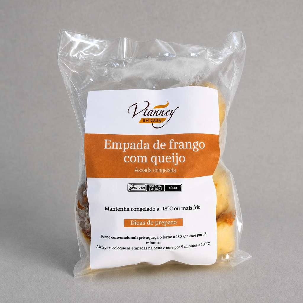 Empada de Frango com Queijo 400g -  Congelada