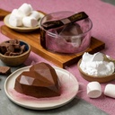 Coração Lapidado com Recheio de Marshmallow