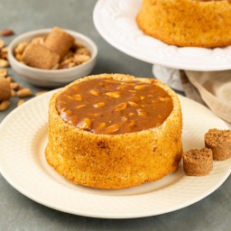 [113471] Bolo de Paçoca com Caramelo e Amendoim